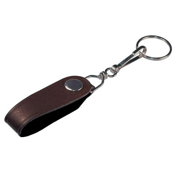 Carded Leather Snap Apart Key Ring 5 - 5 Piece