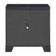 thumbnail image 6 of Pemberly Row Contemporary 3-Drawer Wood Nightstand in Black Finish, 6 of 10