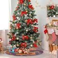 thumbnail image 4 of GZHJMY Thanksgiving Christmas Tree Skirt Thanksgiving Tree Skirt for Holiday Party Home Christmas Day Ornaments 48", 4 of 6