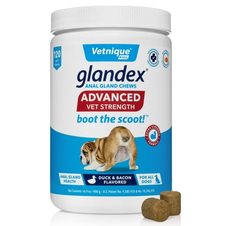 UPC: 0810082380545 | Glandex Advanced Strength Anal Gland Soft Chews for Dogs