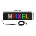 Great Price, UltraThin Flexible USB Car LED Advertising Screen