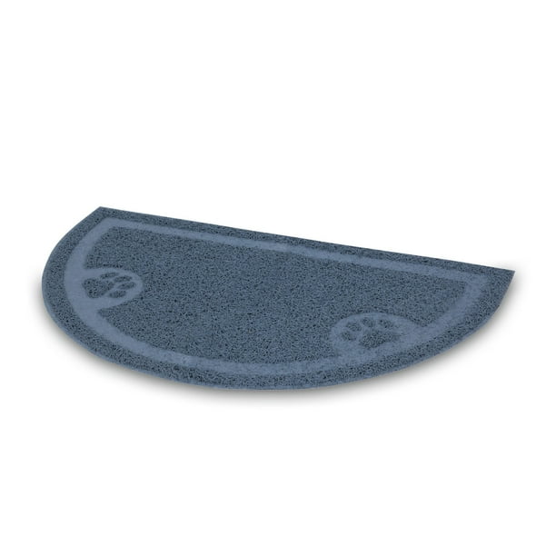 Alfombrilla Capturadora de Arena Petmate 1/2 Círculo Azul Hielo
