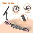 thumbnail image 6 of SIMATE Kick Scooter for Teens,Kids Ages 6-12,4 Adjustable Levels,Foldable, Lightweight , 8in Big Wheels,Max Load 240 LBS,Pink, 6 of 6