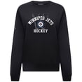 thumbnail image 2 of Women's Levelwear Black Winnipeg Jets Yvette Limelight Big Letter Sweatshirt, 2 of 3