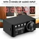 thumbnail image 3 of Amplificador Digital Bluetooth, amplificador de Audio HiFi Bluetooth 5,0 receptor AUX USB TF entrada de altavoces 50Wx2 para sistema Soledad Amplificador Bluetooth estéreo, 3 of 8