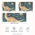 thumbnail image 2 of Yayeee Pillowcase Standard Size Set of 2 Satin Wrinkle Resistant Pillow Case, Dinosaur at Night, 2 of 7