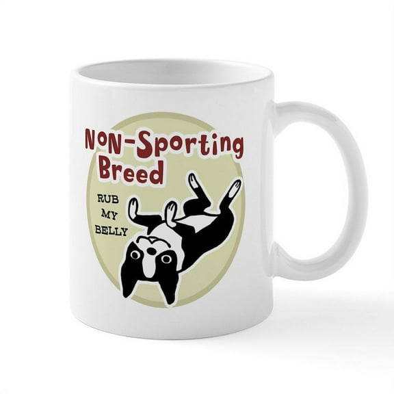 CafePress - Boston Terrier Nonsporting Mug - 11 oz Ceramic Mug - Novelty Coffee Tea Cup