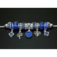 thumbnail image 2 of Falari Birthstone Bracelet Multi-Color Charm Beads Silvertone, 2 of 6