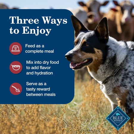 Blue Buffalo Homestyle Recipe Adult Wet Dog Food, Chicken and Beef, 12.5-oz. Can (6 Count) - Image 2