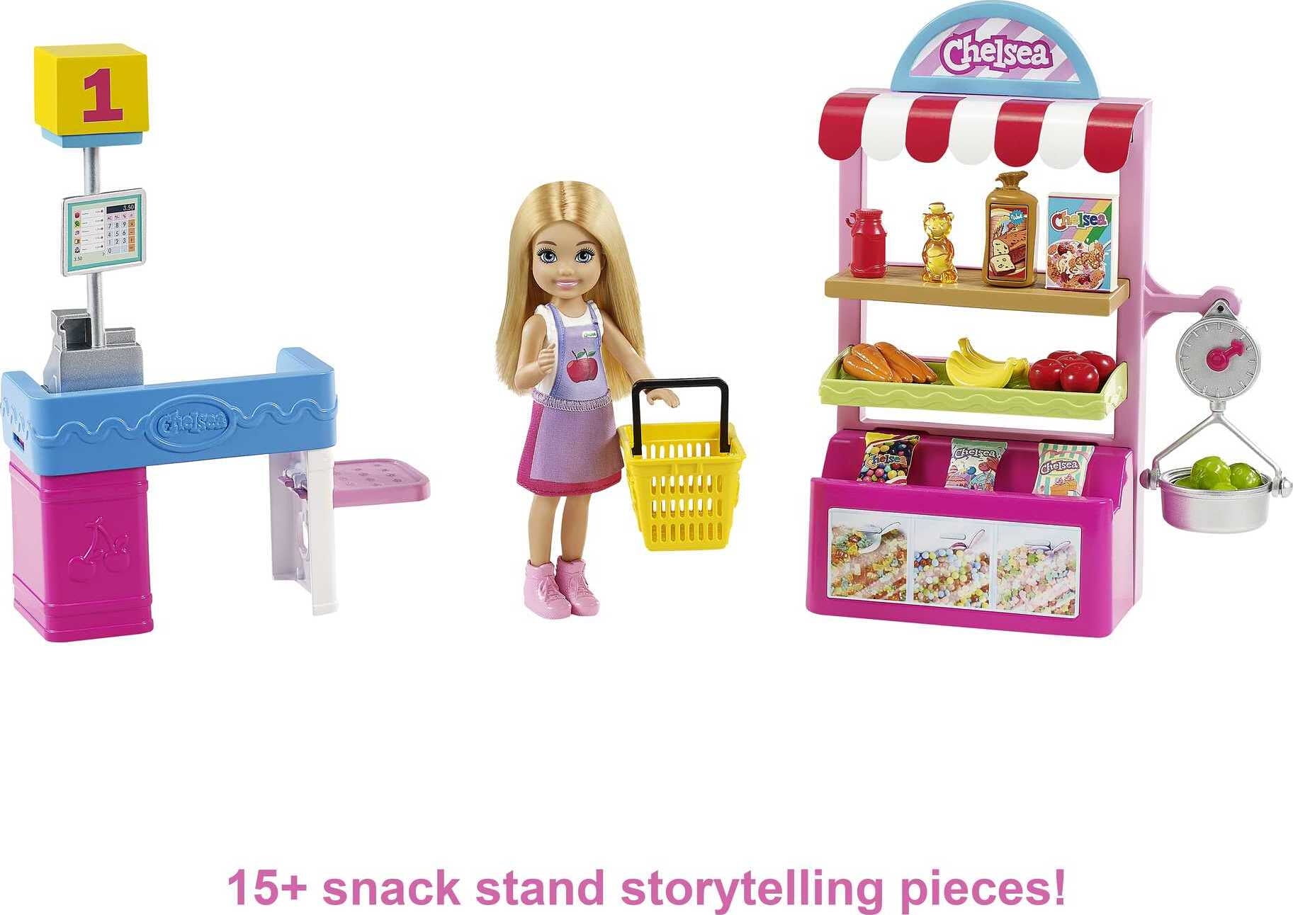 Barbie & Chelsea Grocery Shopping - Barbie Doll Supermarket