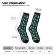 thumbnail image 2 of Logiee Bright ladybugs Print Adult Socks for Men & Women,Calf Socks, Ankle Socks,Boots Socks,Breathable Casual Sock,Unisex Crew Socks, 2 of 6