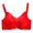 Red, variant on Women's New No Wire Lace Push Up Bra Sexy, Comfortable Sides, Good Support, Low Cut Neckline