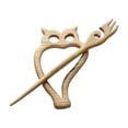 thumbnail image 2 of EWASON Wooden Shawl Pin Shawl Stick Sweater Clips Musician Brooch Sweater Stick Knitting,Clothing Hat Bag Accessories for Christmas Valentine's Day Birthday Gift, 2 of 9