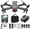 Black, variant on F190 Foldable Drone with 4K FPV Camera,Altitude Hold & Trajectory Flight,2.4G Remote Control Quadcopter,Gift for Boys Girls