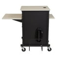 thumbnail image 4 of Oklahoma Sound PRC Series Metal Jumbo Plus Presentation Cart in Black, 4 of 13