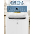 thumbnail image 5 of Ultra-Quiet 14000 BTU Inverter Portable Air Conditioner – Single Hose, Cools & Heats up to 750 Sq Ft – Dehumidifier, Fan, LED Display, Remote Control, Sleep Mode, Easy Window Kit, 5 of 8