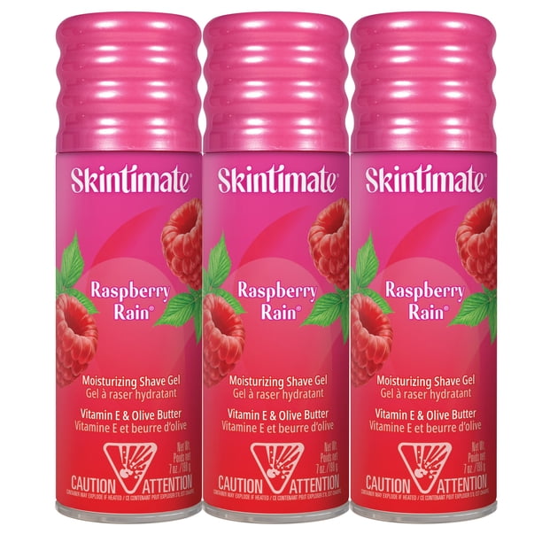 Skintimate Raspberry Rain Women's Shave Gel, 7 oz, 3 pk - Walmart.com