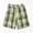 (Casual 204)Green, variant on Mens Plus Size Shorts Casual Breeches Summer Fashion Stretch Waist Drawstring Checked Sport Five-pocket Ice Silk Short Pants