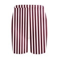 thumbnail image 5 of Lenpel Biker Shorts for Women Soft Striped High Waisted Stretch Workout Yoga Shorts Athletic Running Shorts, 5 of 5