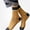 Yellow, variant on Babcutegg Mens Mid Calf Socks Color Block Comfy Cotton Anti-Slip Fall Winter Thermal Socks Red Size Free Size