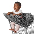 Skip Hop Take Cover Shopping Cart & High Chair Cover, Zig Zag Zebra