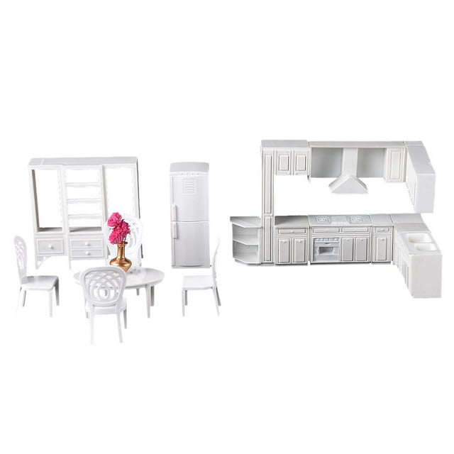 1:25 Muebles De Cocina Sillas pequeña sala Modelo Niños Accesorios De Bricolaje
