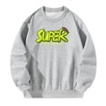thumbnail image 2 of Sudadera con cuello redondo para hombre y mujer, Jersey, sudadera, ropa deportiva, cuello redondo, sin capucha, Tops holgados para deportes femeninos, , gris, xxl, 2 of 8