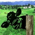 thumbnail image 3 of Peeping Metal Art Outdoor Decor, Farmhouse Cute Animal Statue for Fence Tree, Metal Wall Sculpture Yard Art Decorations for Outdoor Garden Farm Backyard Patio Lawn, 3 of 6
