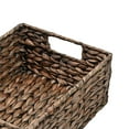 thumbnail image 5 of happimess BSK2008B-SET4 Lane 12" Classic Farmhouse Handwoven Hyacinth Pantry Baskets with Chalkboard Labels and Handles, Brown (Set of 4), 5 of 7