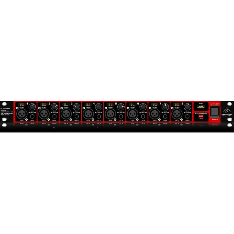 DTM・DAW behringer ULTRAGAIN DIGITAL ADA8200 Behringer Ultragain Digital ADA8200 Audiophile 8 In/8 Out ADAT