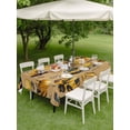 thumbnail image 5 of 60x84 Inch Outdoor Tablecloth with Umbrella Hole Zipper Rectangle Construction Truck Rectangular Tablecloths Outside Waterproof Cartoon Grips and Bulldozers Turmeric Patio Table Cover for Picnic, 5 of 8