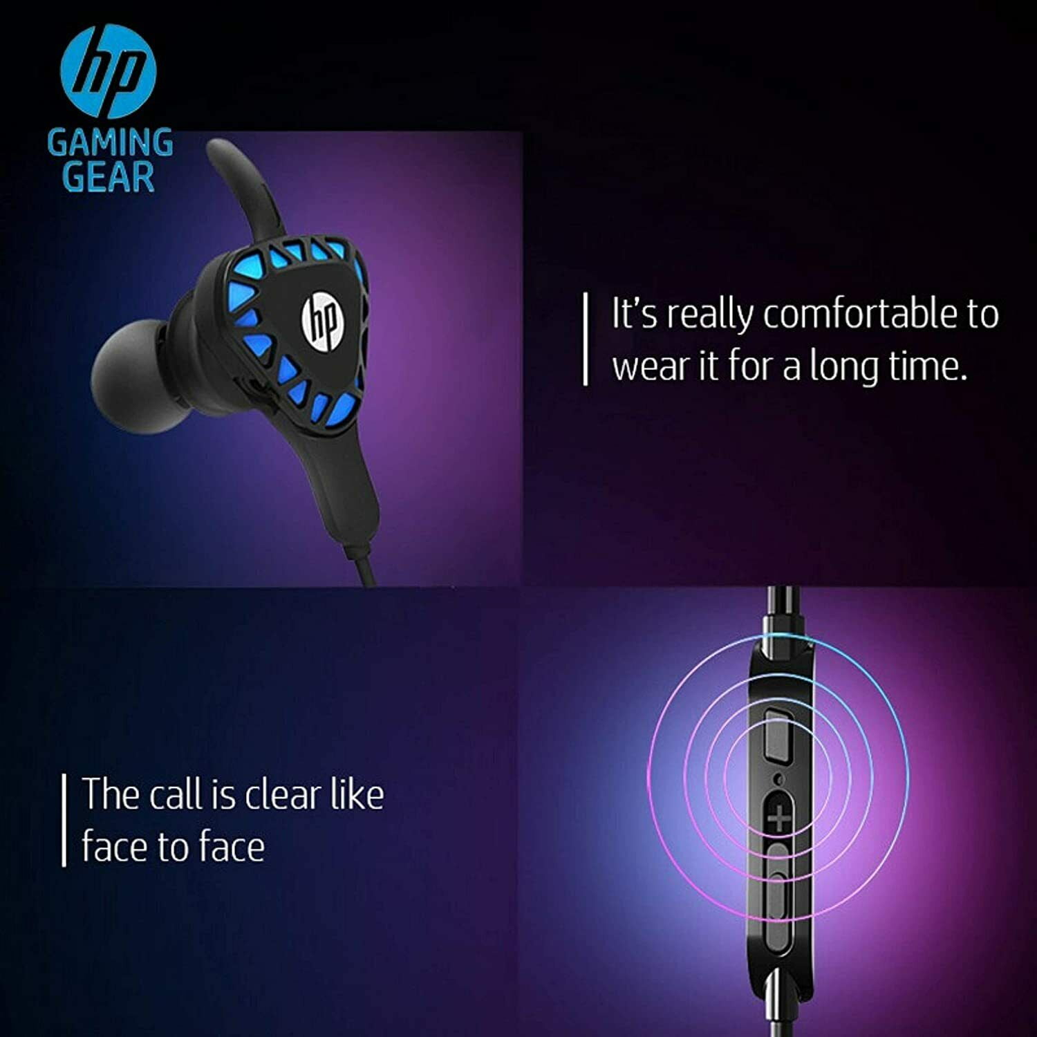 HP Earbuds Gaming In-Ear W Detachable Microphone for Xbox