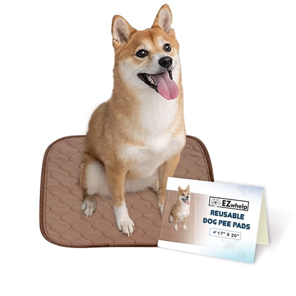 EZwhelp Tapis Lavables pour Chiots et Mise Bas - Tapis Imperméable pour Chiens (Taille : 17 Pouces x 20 Pouces)