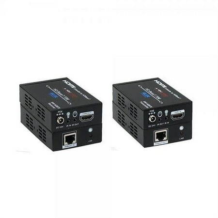 UPC: 0857391003536 | hdbaset poh poe 4k2k 1080p hdmi extender kit over single cat5e/6/7 up to 230ft with bi-directional ir ani-hdb70 by  a-neuvideo  inc.