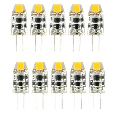 12v Ac Led Bulbs - TSV 10 Pack G4 Mini Bi-Pin Crystal LED COB Bulb Light AC DC 12V Replace Halogen Lamp