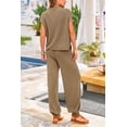 thumbnail image 2 of Conjunto Deportivo PRETTYGARDEN Verano 2 Piezas de Punto Caqui Talle Grande, 2 of 8