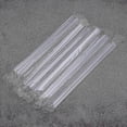 thumbnail image 4 of 100 pajitas jumbo transparentes de plástico para batidos, malteadas y cócteles., 4 of 4