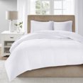 thumbnail image 3 of Comfort Classics 300 TC Cotton Stain Resistant Down Comforter, White, Level 2, Full/Queen, 3 of 7