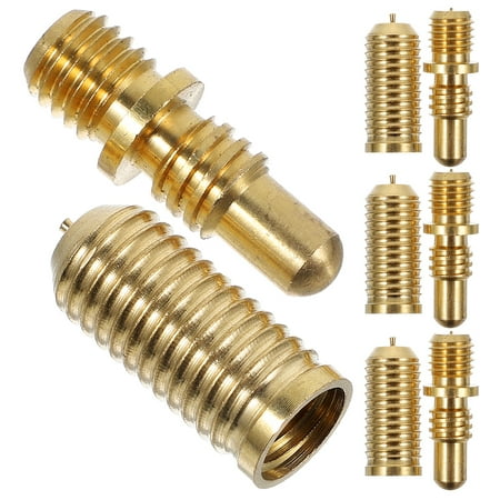 

PRETYZOOM 4 Sets Pool Cue Extension Rod Joint Screws Heavy Duty Copper Screws Billiard Cue Connecting Screws
