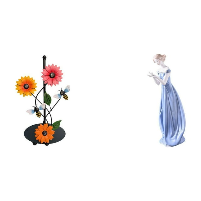 Dispensador De Toallas De Papel De Cerámica Antideslizante, Soporte Vertical Para Pañuelos, Estatua De Porcelana De Una Dama, Adorno Moderno De Una Chica Nórdica Para El Hogar, Estantería,