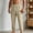 Khaki, variant on Pants for Men Casual Harem Pants Elastic Waisted Pants, with Pockets Sports Drawstring Straight Leg Logo Coffee for S