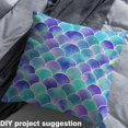 thumbnail image 2 of Homewish Mermaid Print Fabric by the Yard 1 Yard,Modern Aesthetic Art Home Decor Fabric by the Yard,Purple Blue Ombre Sewing Fabric For Girls Teens,Luxury Bedroom Decor, 2 of 6