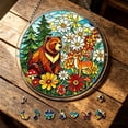 thumbnail image 4 of Acrylic Jigsaw Puzzle Suncatcher-Galactic Colorful Birds, Stained Glass Window Hanging, Home Decor Creative Mom Gifts, Birthday Gifts for Women,Wife, Sisters, Aunt, Besties 7.4in, 4 of 5