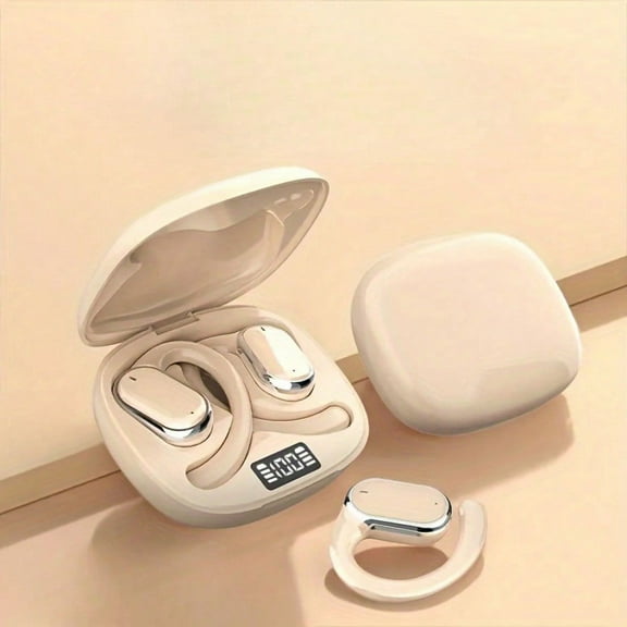 SENBENBAO Wireless TWS Earphones With LED Power Display, Non In Ear Sports Earphones, Gaming Music HIFI Surround Sound