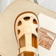 thumbnail image 3 of Gubotare Baby Girl Sandals Girls and Toddlers' Freya Gladiator Sandal (White,13), 3 of 5
