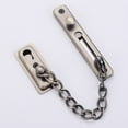 thumbnail image 1 of No punching Door Chain Latch Bolt Restrictor Guard Lock Slide Catch Security, 1 of 3