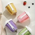 thumbnail image 5 of Salad cup, picnic fruit cup, double-layer drain cup,pink, 5 of 5