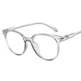 thumbnail image 3 of Pretty Comy Women's Stylish Oval Candy Color Non-prescription Eyeglasses Clear Lens Eyewear, 3 of 5