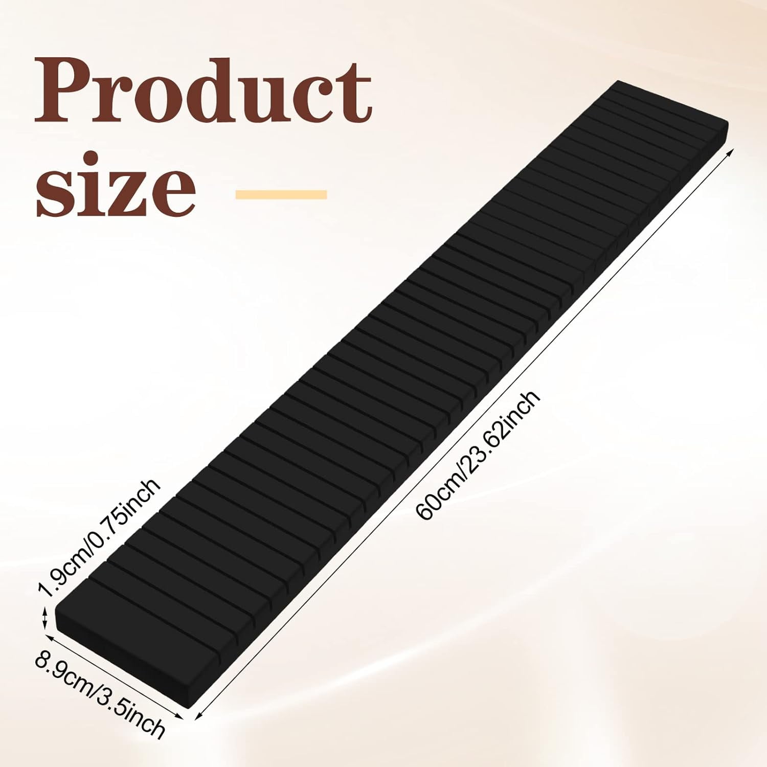 4 Pcs Wooden Name Badge Holder ID  Organizer Tray for Office School Business, Black Display Plate Sign Decor