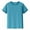 Sky Blue, variant on Tkrady Boys Short Sleeve Kid Tough T-Shirt, Mesh Crew Neck Quick-Drying Sizes 2-14 Years